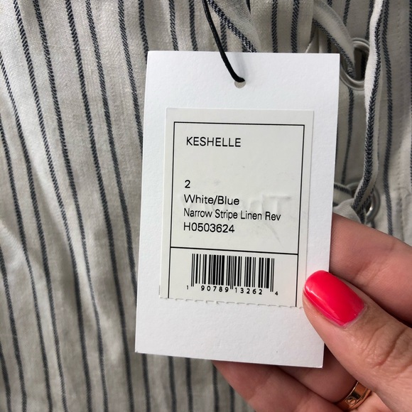 Theory dress Keshelle Back Lace-up Strip Dress - Picture 9 of 13